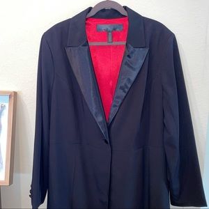 APOSTROPHE. Vintage Suit Jacket w/ Red Lining